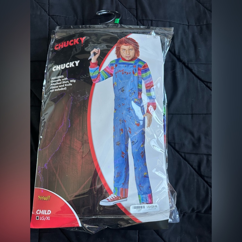 Chucky costume- child large/XL